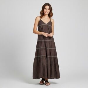 3/$25  Russe Chocolate Maxi Dress